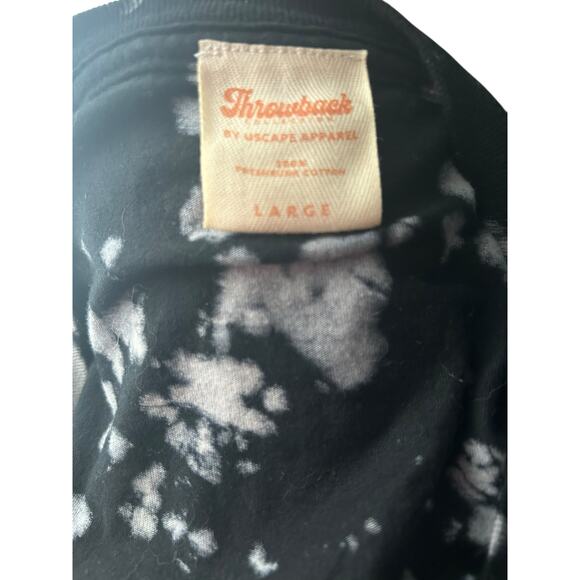 ASU Arizona State Throwback Upscape Apparel Long Sleeve Bleach Dye Graphic Tee - Picture 5 of 5